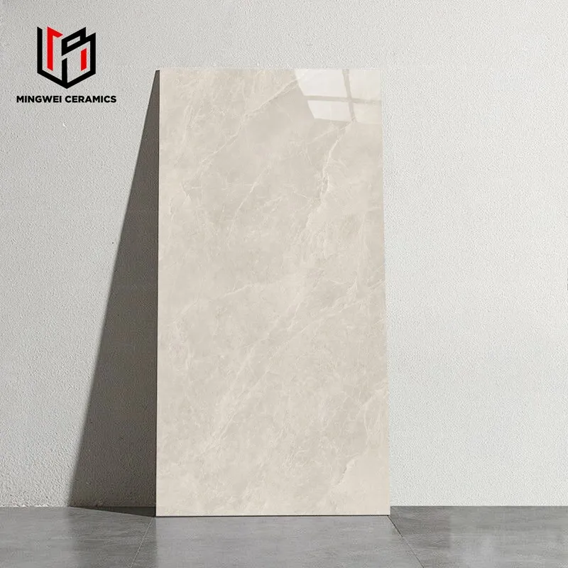 Cream Color Glazed Polished Tiles